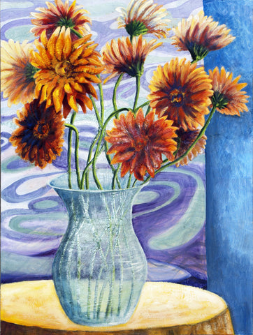 Orange African Daisies