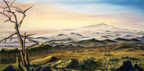 Mount Kenya Painting